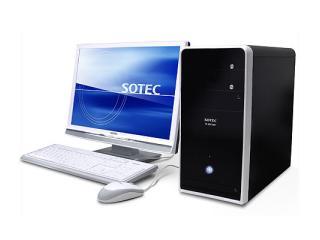 SOTEC PC STATION DT7060-LT1 Core2DuoE8300/2.83G 最小構成 2008/08