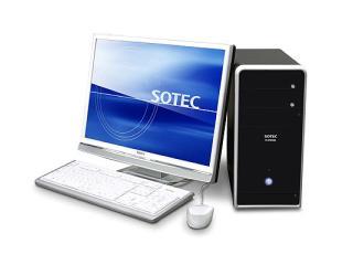 SOTEC PC STATION DT7060-LT2 Core2QuadQ6600/2.4G 最小構成 2008/08