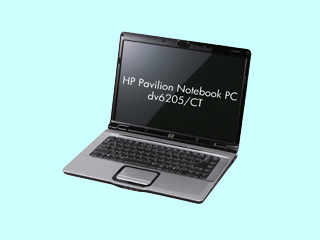 HP Pavilion Notebook PC dv6205/CT Sempron3500+/1.8G CTO最小構成 2007/03