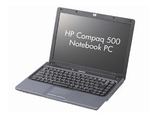 HP Compaq 500 Notebook PC CM360/14W/256/40/W/XP RX775AA#ABJ