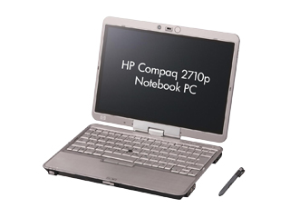 HP Compaq 2710p Notebook PC U7600/12W/1024/80/N/o/VB/R KZ928PA#ABJ