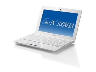 ASUS Eee PC Seashell Eee PC 1008HA WH パールホワイト