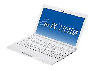ASUS Eee PC Seashell Eee PC 1101HA with Office(2年間ライセンス版) WH パールホワイト