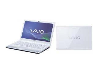 SONY VAIO ノートパソコン　ホワイト　カバー付き