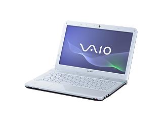 SONY VAIO Eシリーズ VPCEA3AFJ CeleronP4600 マットホワイト