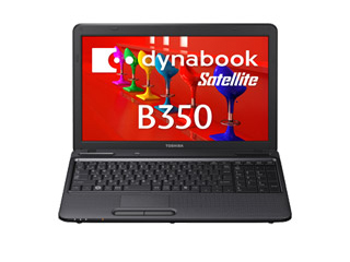 【Windows7】ノートパソコン　dynabook B350/W2FB