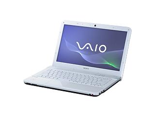 VAIO Eシリーズ VPCEA4AFJ CeleronP4600 マットホワイト SONY