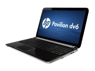 HP Pavilion Notebook dv6-6000/CT スタンダードライン Corei3 2310M/2.1G CTO標準構成 2011/04 エスプレッソブラック