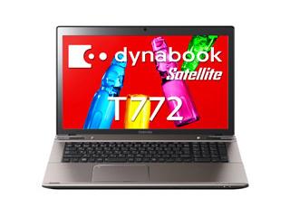 TOSHIBA Direct dynabook Satellite T772 T772/W5TF PT7725TFBFBW ダークシルバー