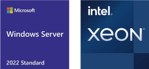Windows Server 2022 Standardとintel xeonのアイコン
