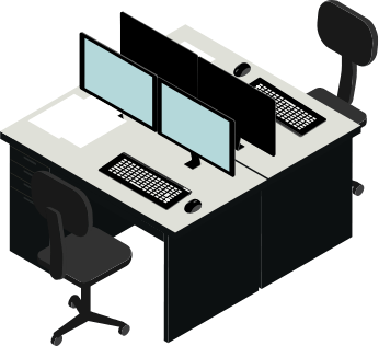 アイコン：デスク