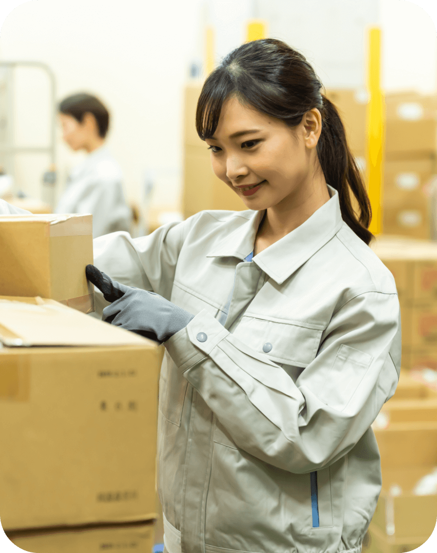 職種：入庫処理・検品イメージ