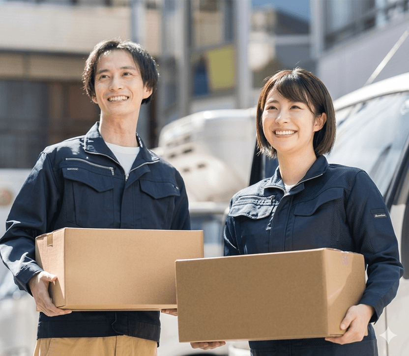 処分サービスを行っているイメージ