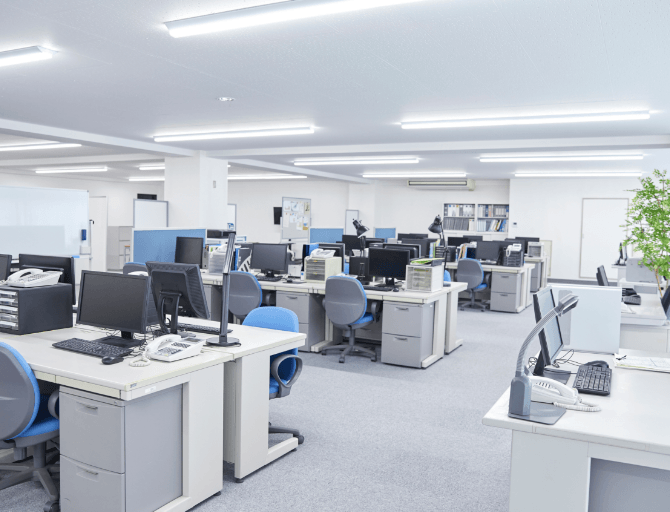 機器の導入したオフィスのイメージ