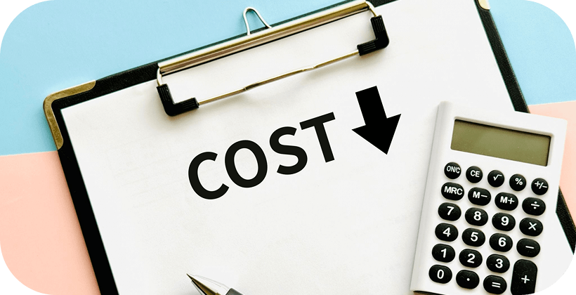 コストが大幅に下がる！