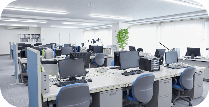 少量～大量納品・同一機種の導入も可能