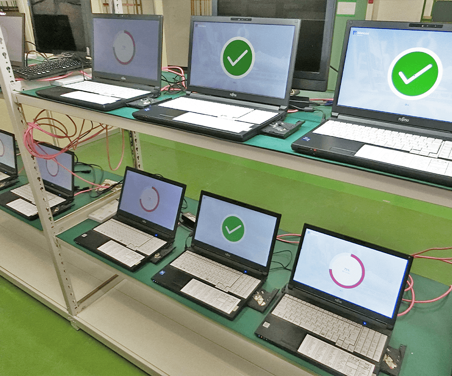 適正なデータ処理が行われるPCのイメージ