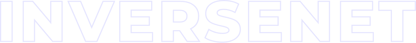 背景装飾：INVERSENET タイポグラフィ
