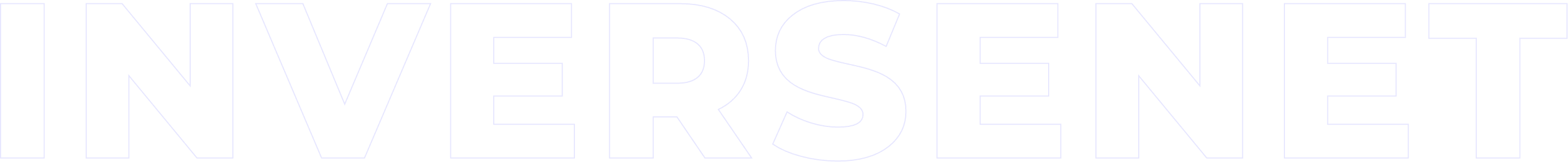 背景装飾：INVERSENET タイポグラフィ