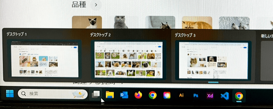直観的に操作可能な仮想デスクトップ